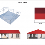 Классический шатёр 10х10